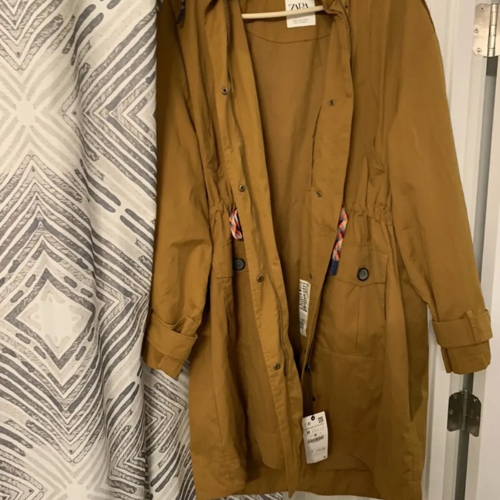 Zara Waterproof Trench coat (M)